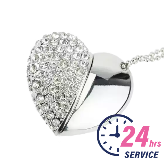 Crystal Heart USB