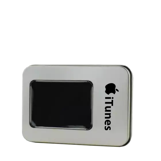 Small Metal USB Tin With Window